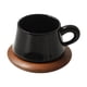 thumbnail image 4 of Taza De Café De Cerámica Con Platillo, Taza De Capuchino Para Fiestas, Oficina, Té De La Tarde, 4 of 5