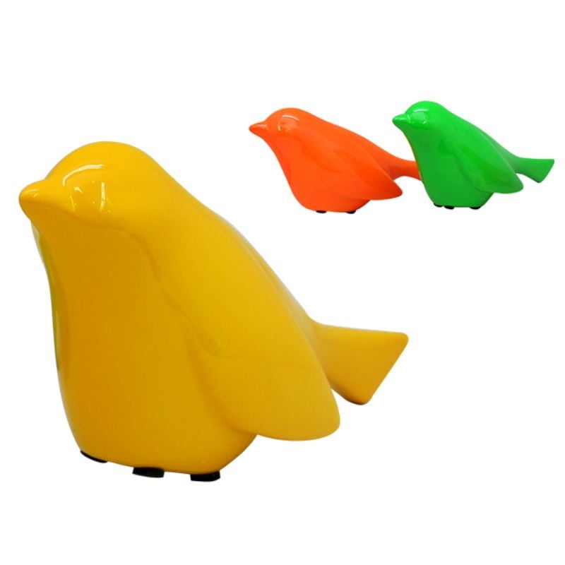 Hello Home - Adorno Pájaro Anaranjado D3 Dolomita