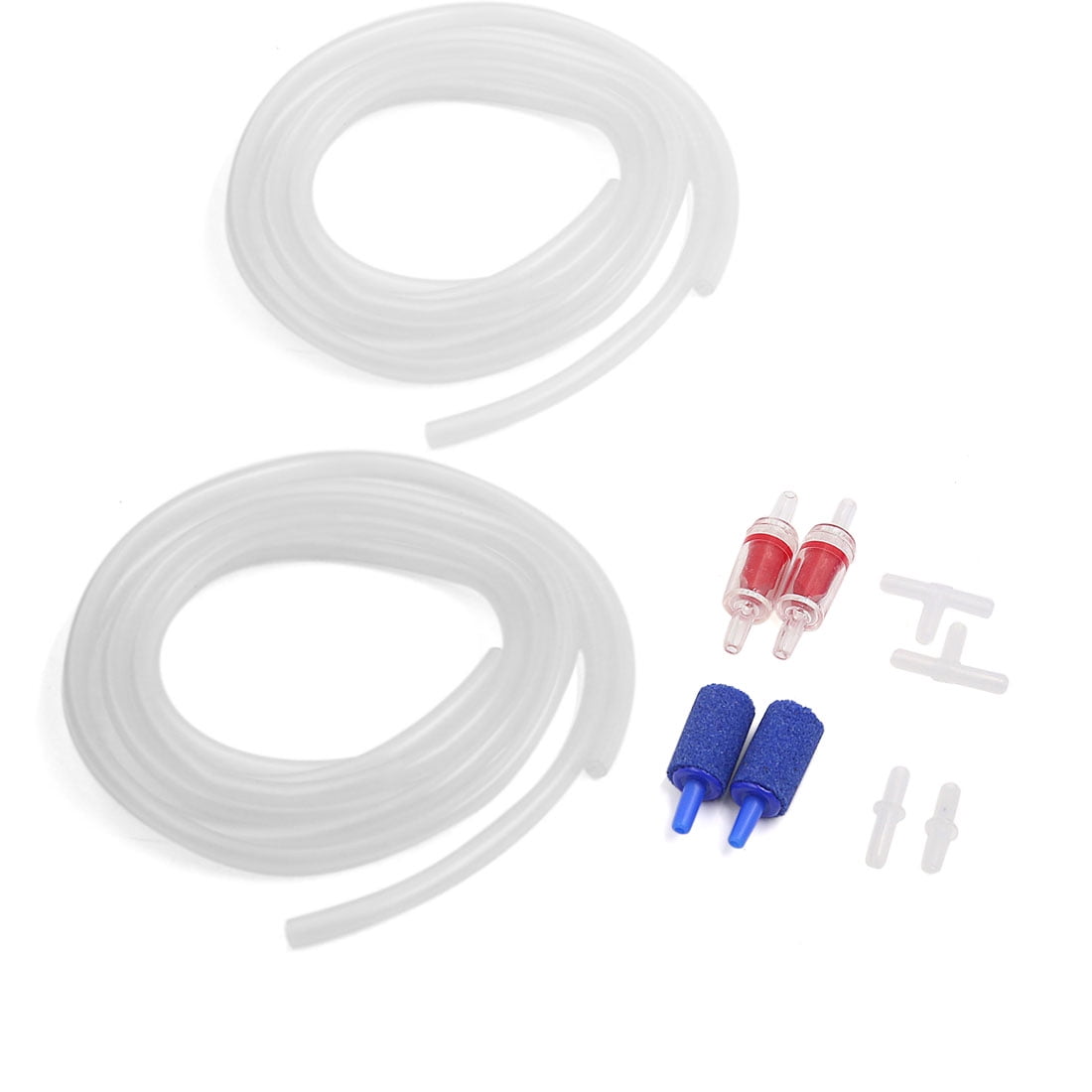 Conjunto de accesorios para bomba de aire de acuario Unique Bargains, piedras de aire, válvulas de retención, conectores de tubería