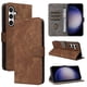 thumbnail image 5 of Funda Billetera para Samsung Galaxy S24 FE con Soporte - Cartera de Cuero con Ranuras Marrón, 5 of 5