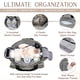thumbnail image 3 of Bolsa de pañales Mellories 4 en 1 convertible o mochila gris, 3 of 9