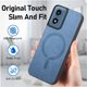 thumbnail image 4 of Magnetic Slim Case for Motorola Moto G Play 2024 4G with Camera Guard & Anti-Scratch Back Blue, 4 of 6