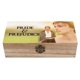 thumbnail image 1 of Orgullo y Prejuicio Caja Organizadora de Madera Rústica - Caja Decorativa Multifuncional para Escritorio, Hogar, Oficina, Joyas y Manualidades, 1 of 6