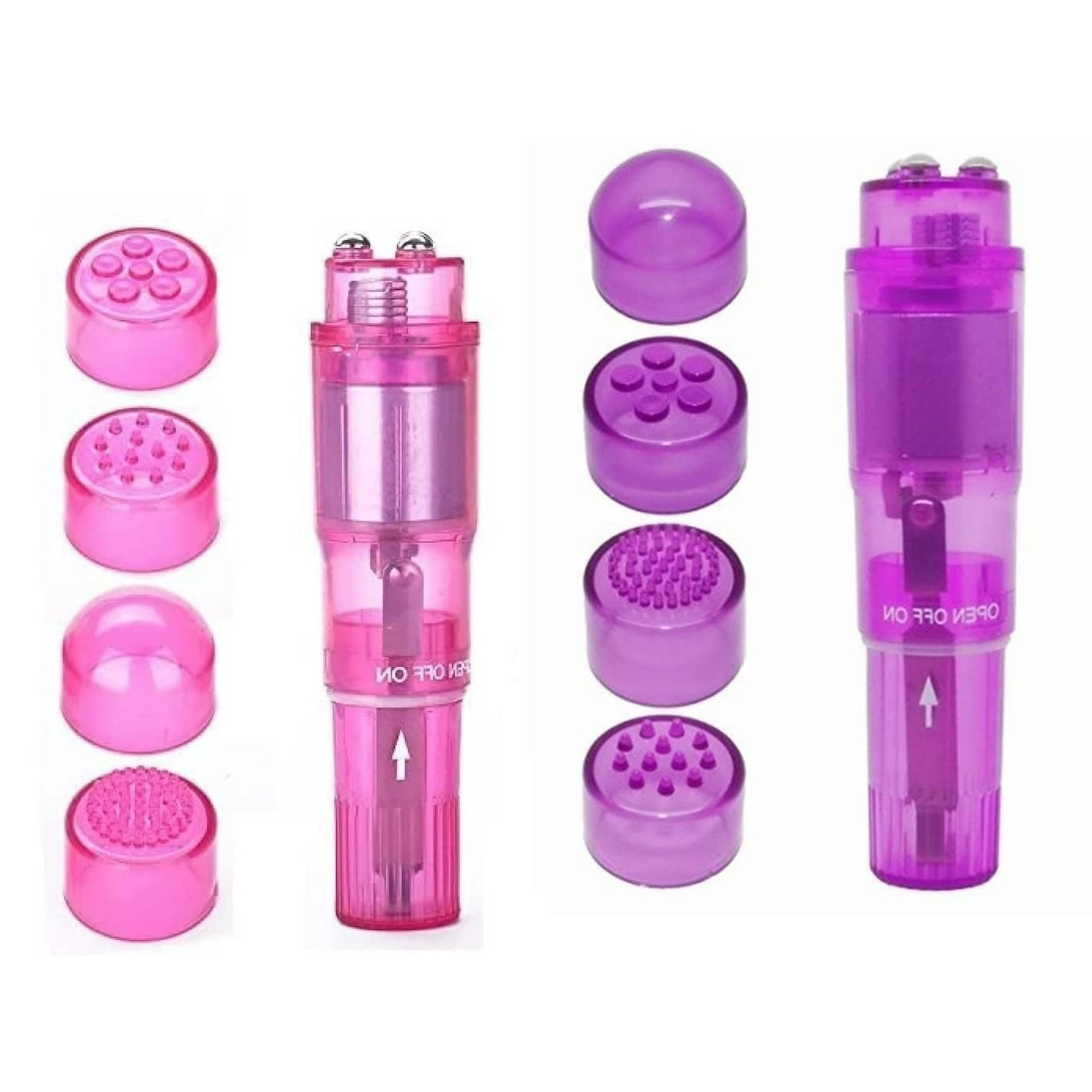 Masajeador Portátil Finever Mini Con 4 Cabezales Para Cuerpo, Rostro Y Cuello