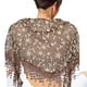 thumbnail image 4 of Elegant Women's Triangle Scarf with Tassel for Church, Weddings, and Bridal Events - Embroidered Lace Shawl with Bandana, 4 of 5