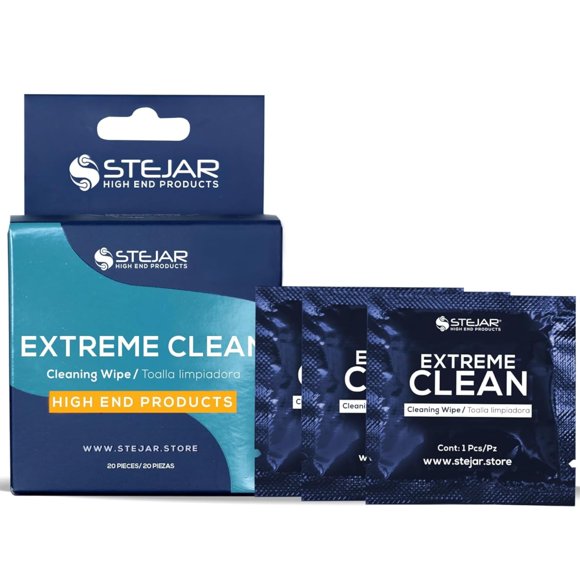Toallitas de Limpieza para Electrónicos Stejar Extreme Clean Paquete de 20