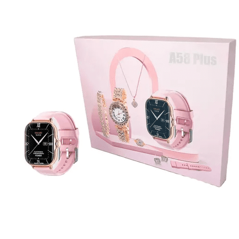 Mundo Shopping - Smart Watch Reloj Y Set 7 En 1De Joyería A58 Plus