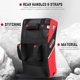 thumbnail image 4 of Manoplas de Golpeo Farabi Sports 52 cm x 37 cm Rojo/Negro, 4 of 7