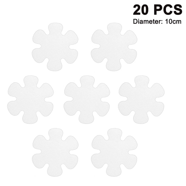 Pegatinas antideslizantes de goma con forma de copo de nieve para baño, autoadhesivas, impermeables, para bañera, cinta antideslizante para niños.