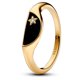 thumbnail image 2 of Anillo Pandora ME Halved Enamel Signet Ring 14K Gold Plating, 2 of 2
