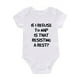 thumbnail image 5 of Newborn Baby Romper Letter Print Cute Jumpsuit, Short-sleeved Cotton Romper, Perfect For Baby Photoshoot & Pregnancy Gift, 5 of 5