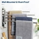 thumbnail image 4 of Colgador De Toalla Acero Inoxidable 304 4 Brazos 180 Grados Baño, 4 of 7