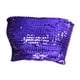 thumbnail image 3 of Top De Tubo Con Lentejuelas Para Mujer, Top Elástico Con Lentejuelas Para Discoteca, Danza Del Vientre, Top Morado., 3 of 3