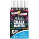 thumbnail image 1 of Marcadores de tiza CHALKY CROWN blanco 5 unidades con punta reversible de 6 mm, 1 of 7