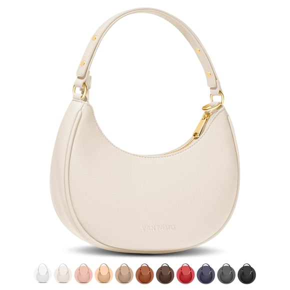 Monedero de mano Vantamo Crescent para mujer con protección RFID Nude