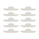 thumbnail image 4 of 10 Piezas De Almohadillas De Sudor De Cuello Desechables Cuello Almohadilla De Cuello Autoadhesiva Blanco, 4 of 5