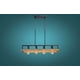 thumbnail image 2 of Lampara Colgante Lineal Madera 3 Luces Vintage Bar Hogar Lau, 2 of 3