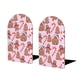 thumbnail image 1 of Hombre de Jengibre Sujetalibros decorativos temáticos, tope para estantería con base antideslizante, uso dual para hogar y oficina - 2 piezas, 1 of 6