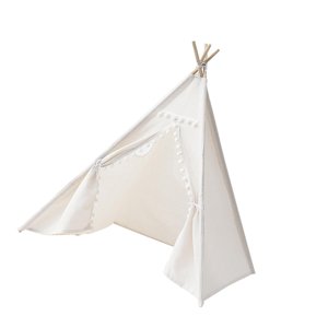 Bothyi - Tipi Para Niños, Tienda De Campaña Para Niños, Bonita Casa De Juegos Para Niños, Color Blanco