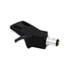 thumbnail image 3 of Tocadiscos Headshell Universal Aleación De Aluminio Reemplazo De Hardware Duradero Negro, 3 of 5