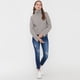 thumbnail image 4 of Sweater Mujer Cuello Tortuga Gris Melange Corona, 4 of 5