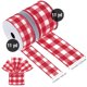 thumbnail image 2 of Ribbon Boao Gingham Wired Edge Buffalo Plaid, 3,8/6,35 cm x 10 m, 2 of 7