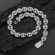thumbnail image 5 of Ancho 16mm Gran Miami Iced Out Cuban Link Necklace, Extra Brillante Cuban Link Chain para Hombre, Sólido Grueso Hip Hop Hombres Cuban Link Chain, 16-24 Inch - Caja de Regalo Incluida, 5 of 7