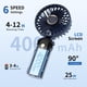 thumbnail image 2 of Ventilador de mano Morelax 4000 mAh USB recargable y plegable, 2 of 8