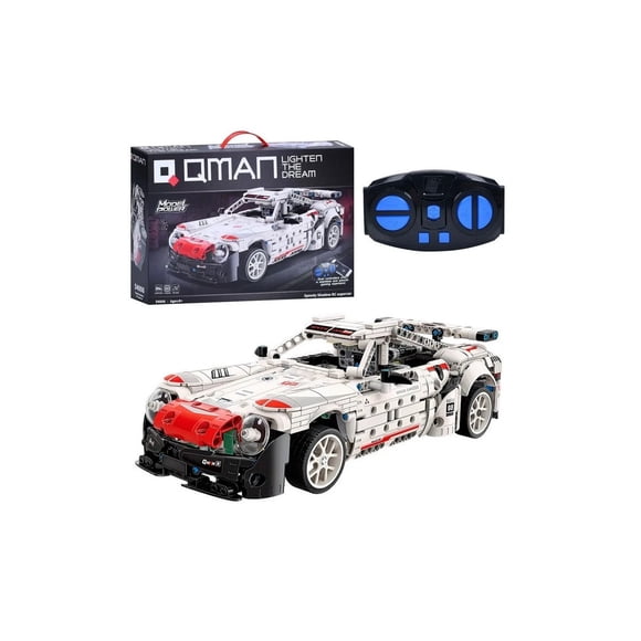 AUTO CARRERAS BLANCO BLOQUES CONSTRUCCION CONTROL REMOTO POR SMARTPHONE 709pcs