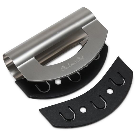 Picadora Mezzaluna Knife Chef Rocker a cuadros