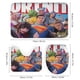 thumbnail image 3 of Fortnite-theme 4-Piece Shower Curtain Set with Rugs, Waterproof Bathroom Decor Set Includes Bath Mat, U-Shaped Rug, Toilet Lid Cover and Curtain with Hooks, 3 of 6