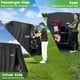 thumbnail image 4 of Funda para carrito de golf 10L0L 2/4/4+2 pasajeros a prueba de agua, color negro, 4 of 7