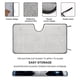 thumbnail image 2 of Wolverine X-Men Parasol para Parabrisas Delantero Protector Plegable, Visera Solar para Auto Bloquea Rayos UV Mantiene tu Vehículo Fresco 130cm*70cm, 2 of 6