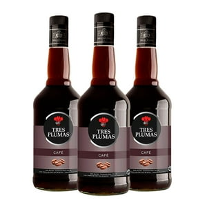 Tres Plumas - Pack X3 Licor De Café