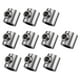 thumbnail image 2 of Abrazaderas De Cable De Acero, Accesorio De Clip Para Fijar Pancartas, Multiusos, Resistentes, 10 Piezas, 2 of 3