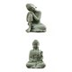 thumbnail image 1 of Estatua Decorativa De Buda De Piedra Arenisca, 2 Uds., Figurita Zen Para Decoración Del Hogar StyleA, 1 of 3