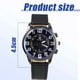 thumbnail image 4 of Reloj de cuarzo con correa de negocios de moda para hombre, estilo casual, retro, con esfera digital, para estudiantes., 4 of 5