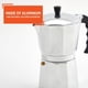 thumbnail image 3 of Cafetera con estufa IMUSA de aluminio fundido para 9 tazas, 3 of 9