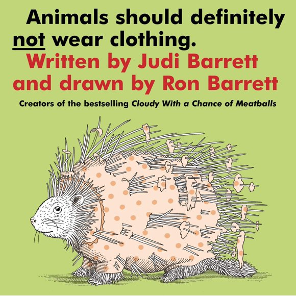 Libro Atheneum Books – Los animales definitivamente no deberían usar ropa