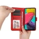 thumbnail image 2 of Funda tipo cartera FOXDOCK para Samsung Galaxy M53 5G , diseño girasol en relieve, cuero PU, cierre magnético, soporte y tarjetero, 2 of 5