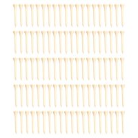Magideal - 100 Uds. Tees De Golf De Madera Barniz A Granel Tees De Golf De Madera Resistentes Al Desgaste Que Reduce La Fricción Soporte En T Para Pelota De Golf 54Mm