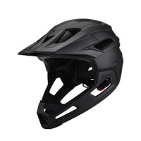 Magideal - Casco De Bicicleta De Cara Completa, Casco De Ciclismo, Gorra Unisex, Cascos Protectores, Accesorios, Casco Ligero Y Cómodo Para Bicicleta De Montaña Negro