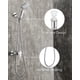 thumbnail image 5 of Manguera de ducha Singing Rain de 150 cm, flexible, sin dobleces, cromada de acero, 5 of 8