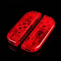 Genérico - Carcasa De Repuesto Compatible Con Nintendo Switch /Oled Joycons - Carcasa De Reparación Diy Para Consolas Switch/Oled-Rojo