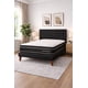 thumbnail image 2 of Cama Plaza y Media Turin Negro Respaldo + Base + Colchon Mery Desing Excellence Plus, 2 of 8
