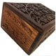 thumbnail image 4 of Caja de madera tallada con motivos florales de New Age Imports, Inc., 10 x 15 cm, 4 of 6
