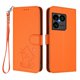 thumbnail image 1 of Carcasa Billetera de Cuero Sintético para Sony Xperia 1 VIII, Naranja, 1 of 6