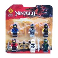 Total E-Commerce - Juguete Set 6 Figuras Ninja Go Con Accesorios