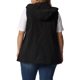 thumbnail image 3 of Agnes Orinda Chaleco Utilitario con Capucha sin Mangas de Talla Grande para Mujer, con Cordón Ajustable, Ligero, para Escuela o Universidad, 1X Negro, 3 of 6