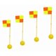 thumbnail image 1 of Pack 4 Banderines Corner Enroscable Con Base 1.50 Mtrs, 1 of 5